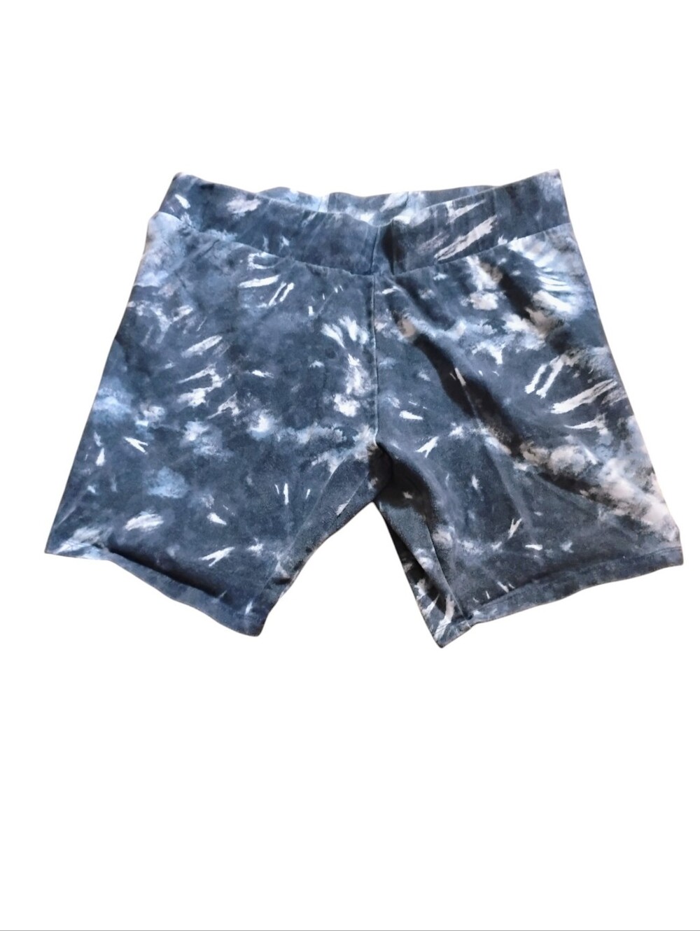Tie-Dye Black & White Athletic Shorts